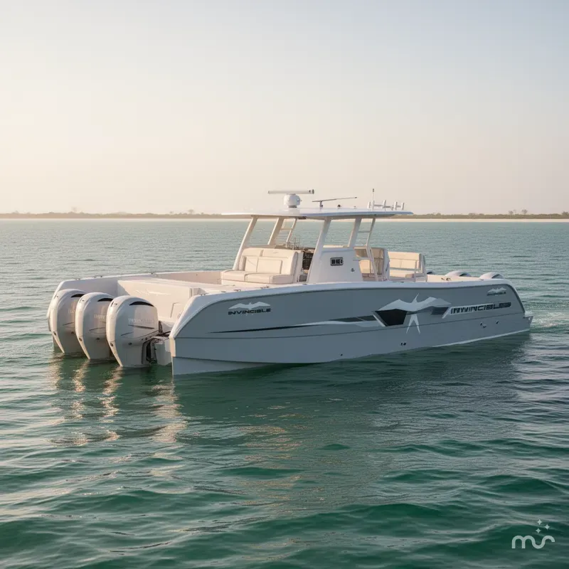 Slide: The Image of Invincible 33 Catamaran 2022 - 4