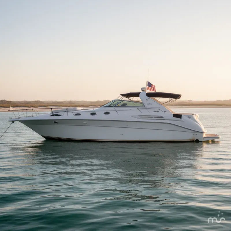 Slide: The Image of Sea Ray 450 Sundancer 1995 - 2