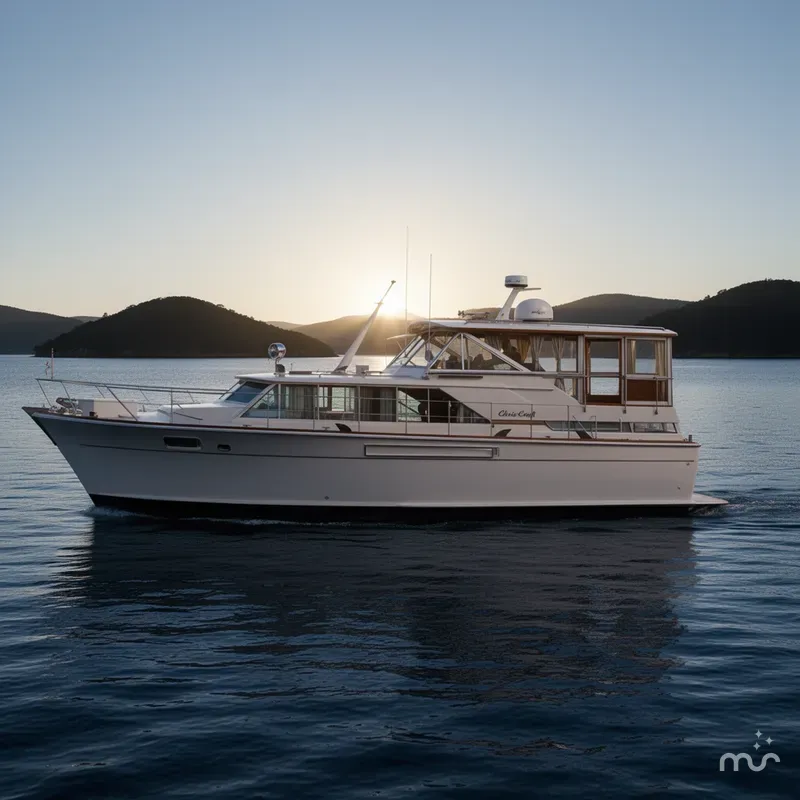 Slide: The Image of Chris-Craft 42 Commander 1970 - 2
