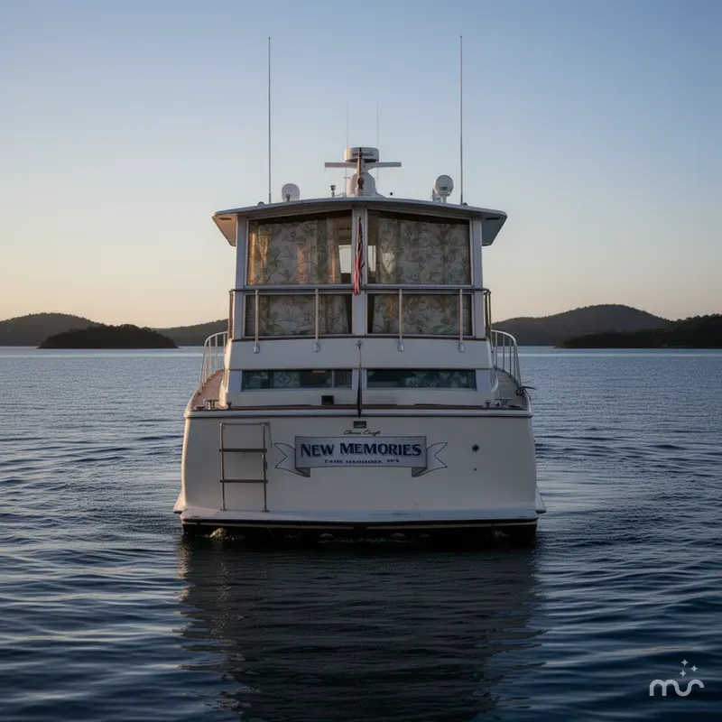 Slide: The Image of Chris-Craft 42 Commander 1970 - 3