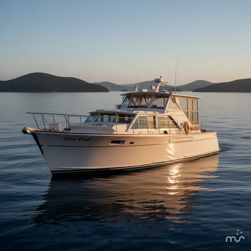 Slide: The Image of Chris-Craft 42 Commander 1970 - 4