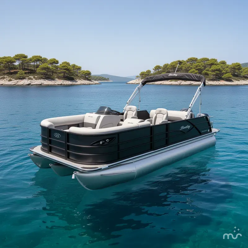The Image of Bentley Pontoons Legacy 200 Swingback Pontoon & Honda 4-Stroke EFI 2026 - 0