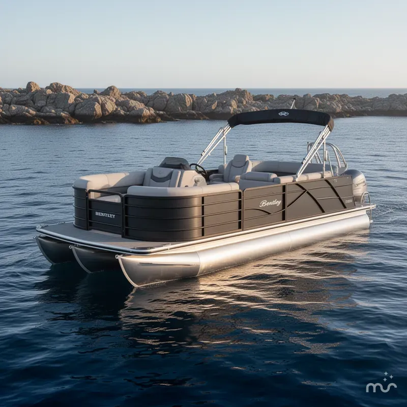 The Image of Bentley Pontoons Legacy 220 Swingback Pontoon & Honda 4-Stroke EFI 2026 - 0