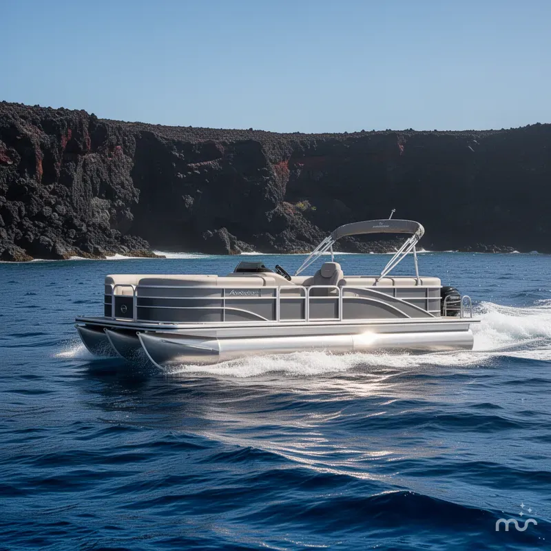 The Image of Avalon 21' Venture Platinum Quad Lounge w/ 60HP Mercury! 2026 - 0