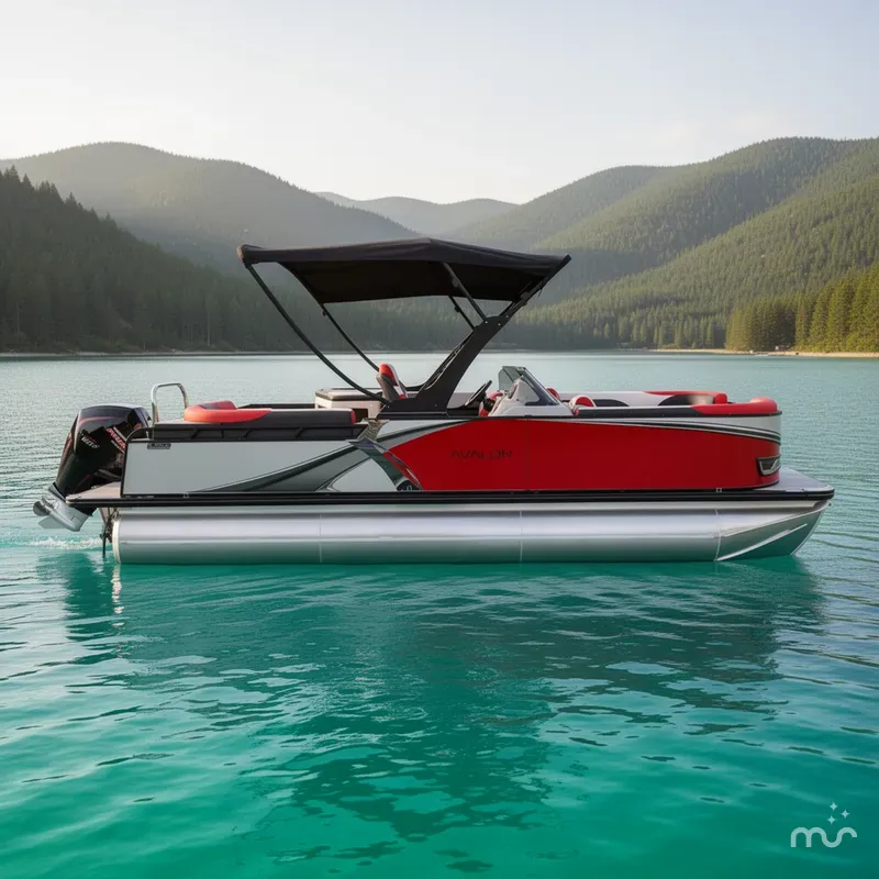 Slide: The Image of Avalon LSZ Platinum Elite Windshield w/ 200HP Pro XS Mercury! 2026 - 2