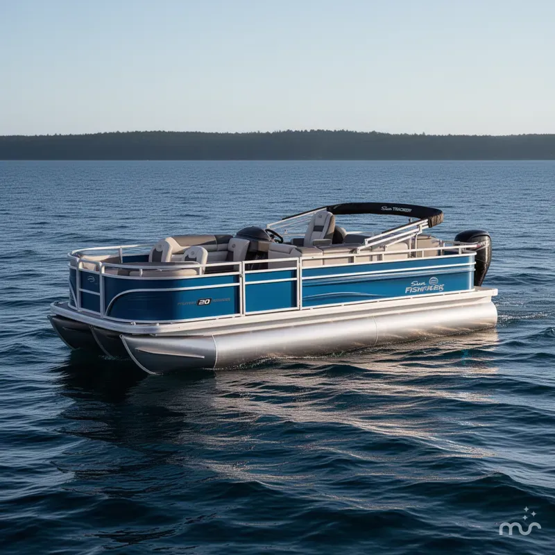 Slide: The Image of Sun Tracker Fishin' Barge 20 DLX 2026 - 0