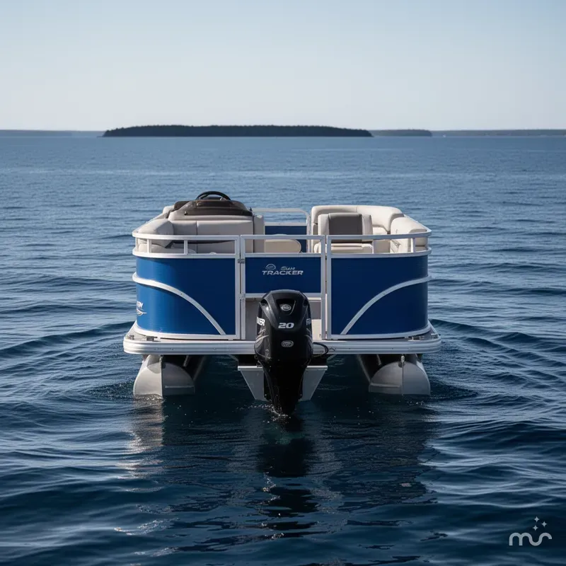 Slide: The Image of Sun Tracker Fishin' Barge 20 DLX 2026 - 2