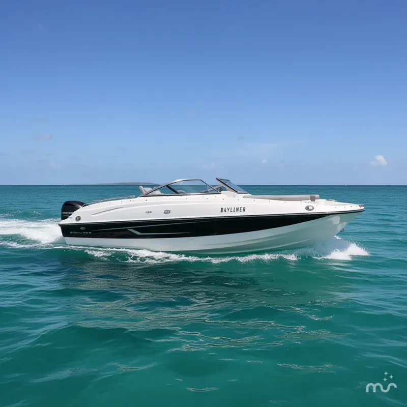 Slide: The Image of Bayliner 210 Deck Boat 2015 - 2