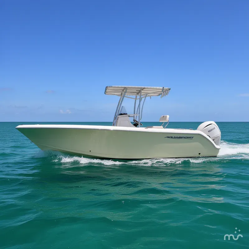 Slide: The Image of Aquasport 2200 Center Console 2024 - 2