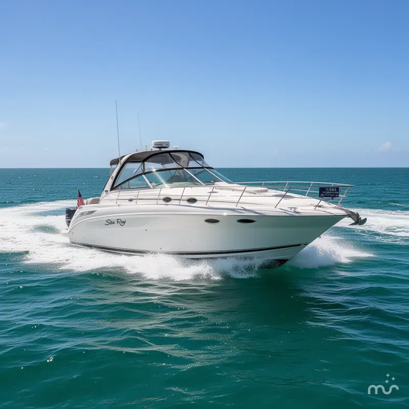Slide: The Image of Sea Ray 380 Sundancer 2003 - 4