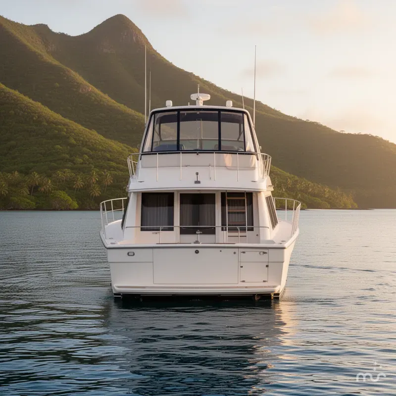 Slide: The Image of Bayliner 4788 Pilot House Motoryacht 2002 - 3