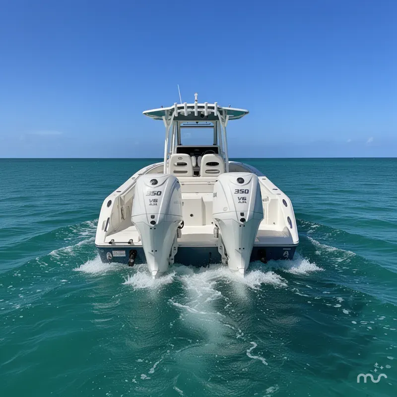 Slide: The Image of Cobia 320 Center Console 2026 - 1