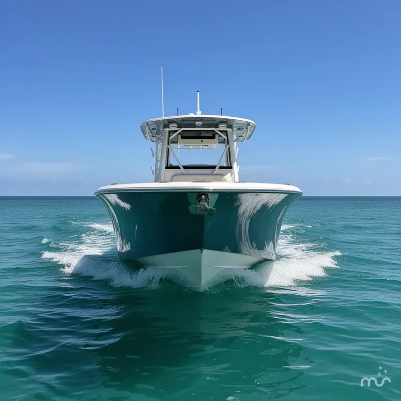 Slide: The Image of Cobia 320 Center Console 2026 - 2