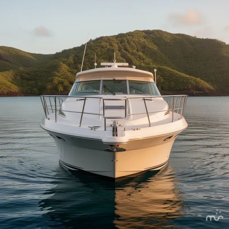 Slide: The Image of Sea Ray 400 Express Cruiser 1998 - 1