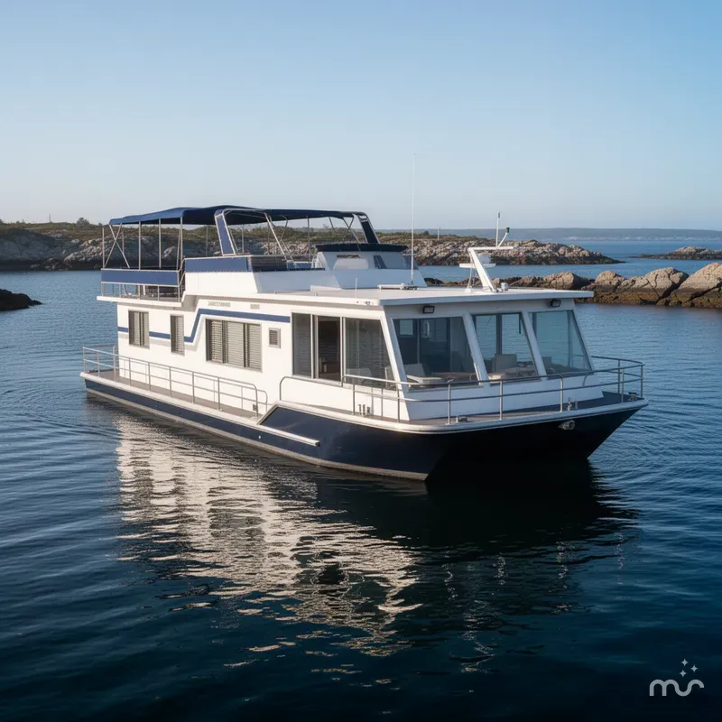 The Image of Jamestowner 16 x 63 Houseboat 1985 - 0