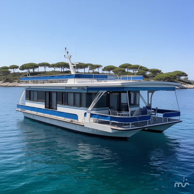 Slide: The Image of Jamestowner Houseboat 1992 - 2
