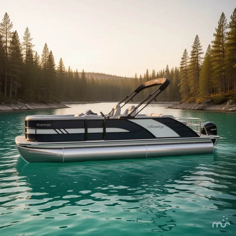 Slide: The Image of Bentley Pontoons Elite 223 Swingback 2026 - 2