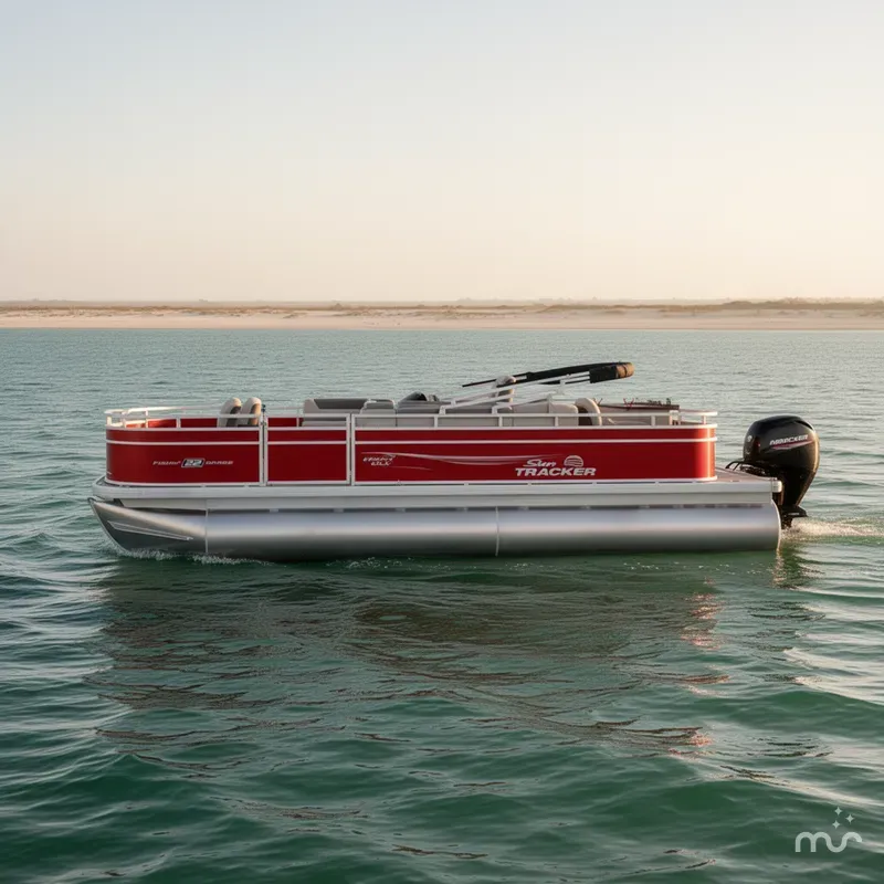 Slide: The Image of Sun Tracker Fishin' Barge 22 DLX 2026 - 1