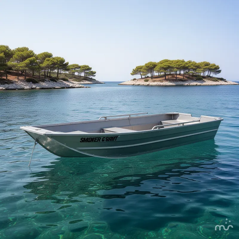 The Image of Smoker Craft 1448 jon boat, 20" transom with trailer 2025 - 0