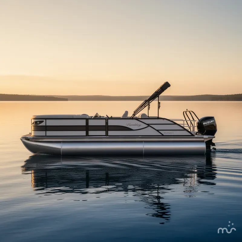 Slide: The Image of Bentley Pontoons 223 Legacy Swingback 2026 - 2