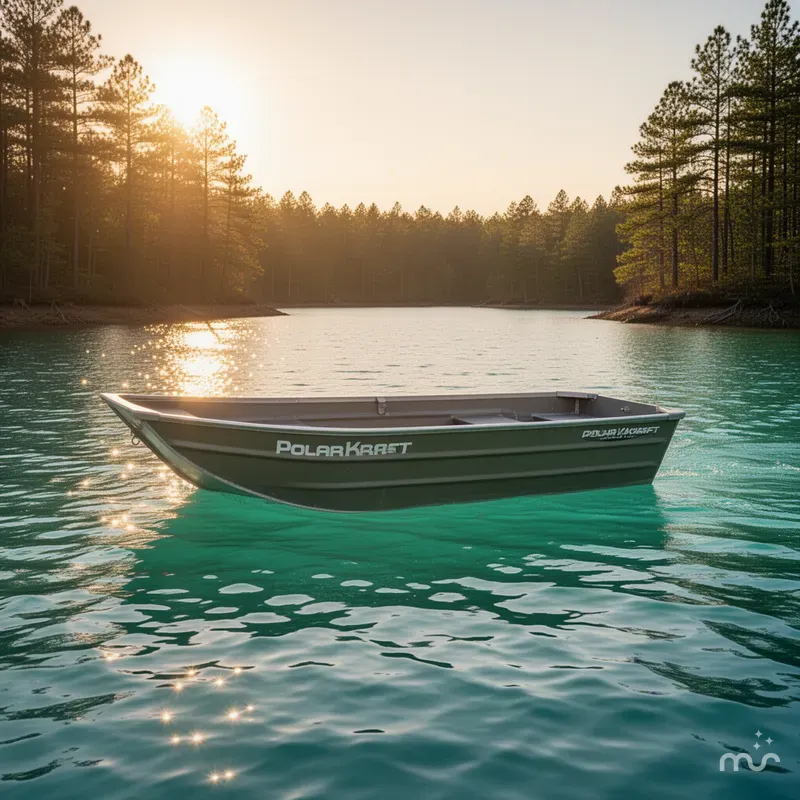 The Image of Polar Kraft 1436 Jon Boat, 14' long, 36" bottom, 15" transom 2024 - 0