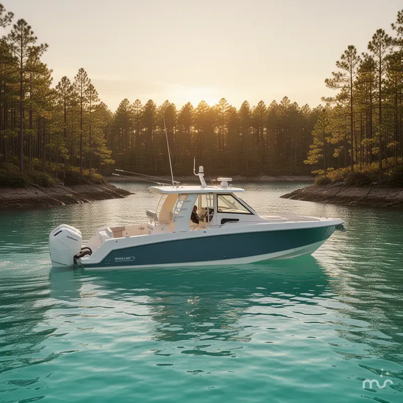 Slide: The Image of Boston Whaler 420 Outrage 2024 - 2
