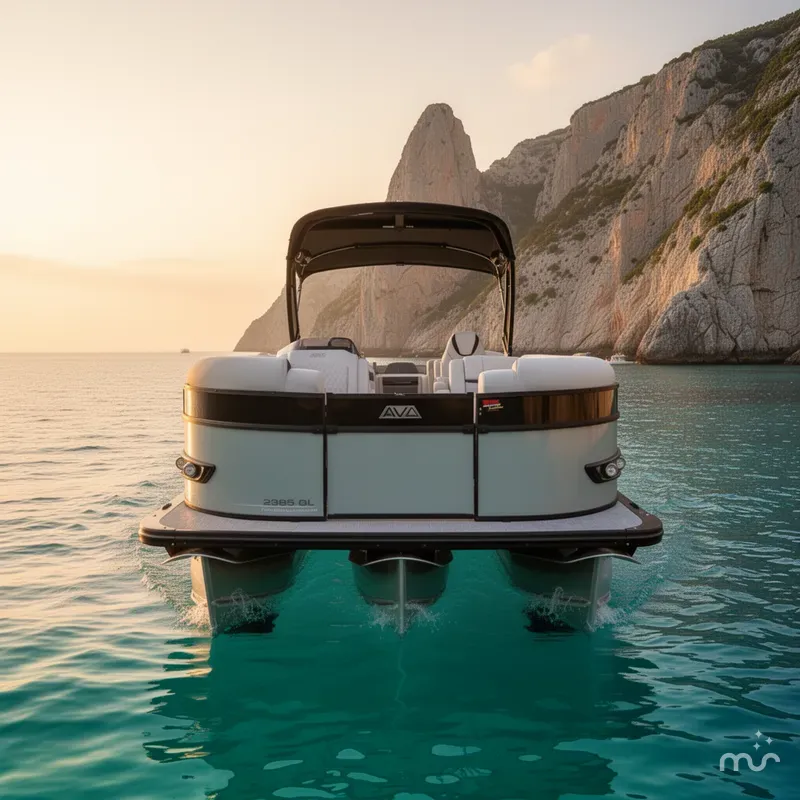 Slide: The Image of Avalon 2385 Catalina Quad Lounger, Tri Toon High Performance 2026 - 3
