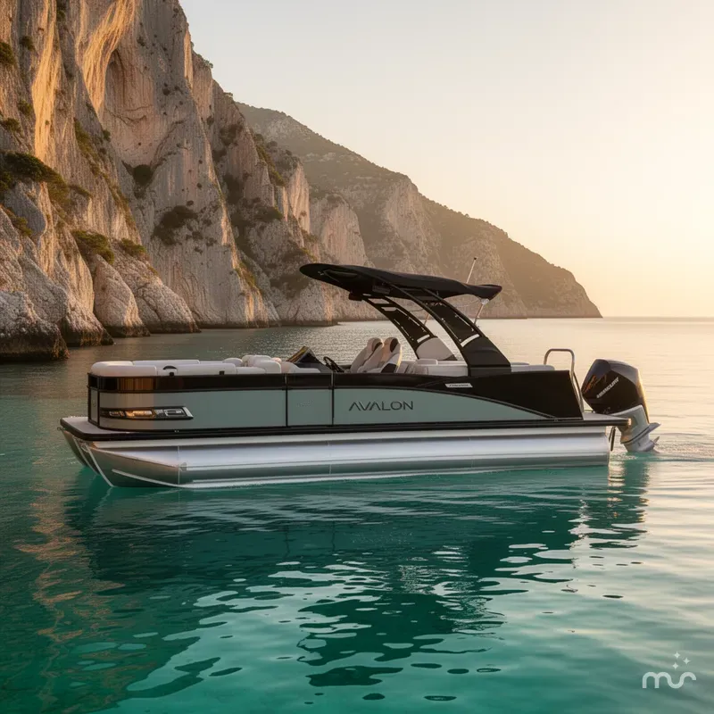 Slide: The Image of Avalon 2385 Catalina Quad Lounger, Tri Toon High Performance 2026 - 4