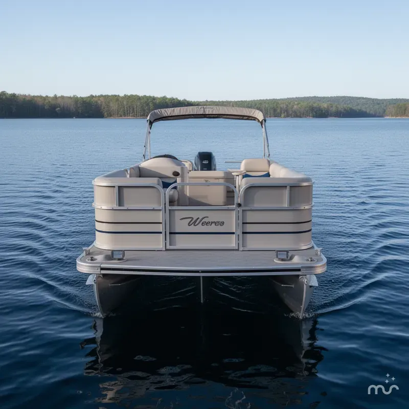 Slide: The Image of Weeres Family Fish Deluxe 220 Pontoon 2009 - 2