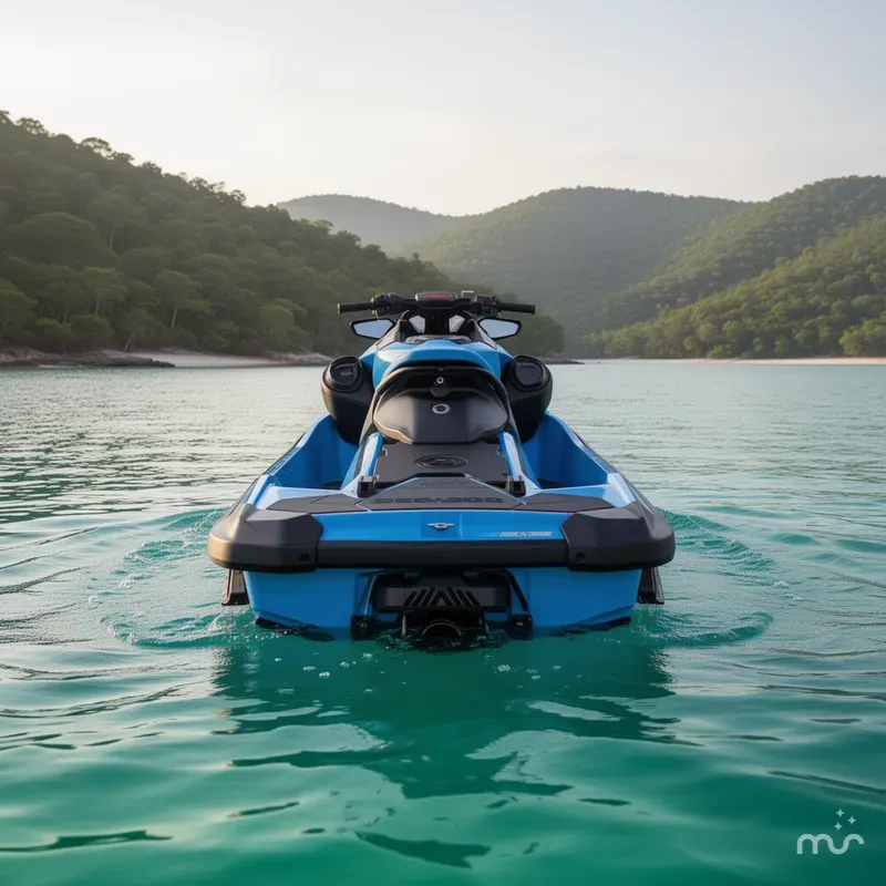 Slide: The Image of Sea-Doo RXP-X™ 325 Tech, BRP Premium A, iBR Gulfstream Blu 2026 - 3