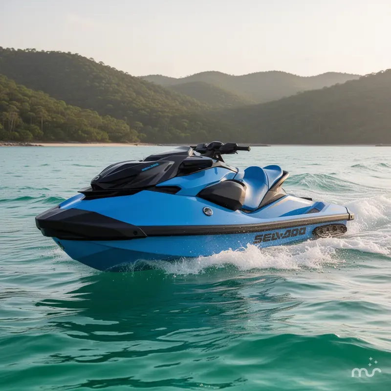 Slide: The Image of Sea-Doo RXP-X™ 325 Tech, BRP Premium A, iBR Gulfstream Blu 2026 - 4