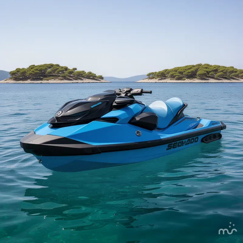 Slide: The Image of Sea-Doo RXP-X™ 325 Tech, BRP Premium A, iBR Gulfstream Blu 2026 - 2