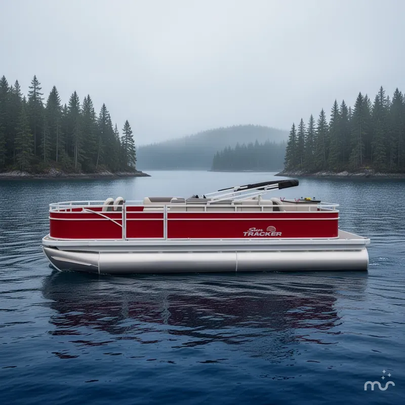 Slide: The Image of Sun Tracker Fishin' Barge 22 DLX 2026 - 2