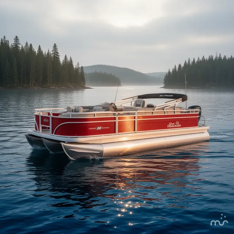 Slide: The Image of Sun Tracker Fishin' Barge 22 DLX 2026 - 4