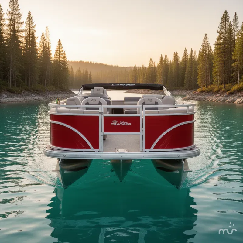 Slide: The Image of Sun Tracker Fishin' Barge 22 DLX 2026 - 1