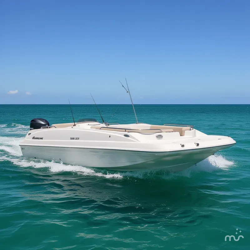 Slide: The Image of Hurricane SunDeck Sport 201 OB 2023 - 0