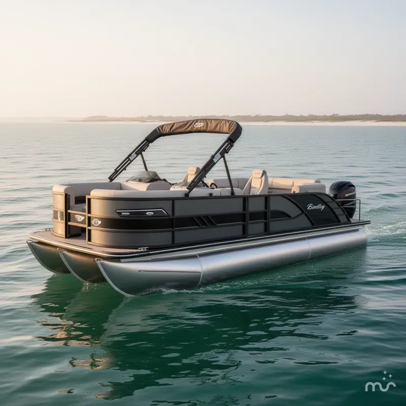 Slide: The Image of Bentley Pontoons Elite 223 QSB 2026 - 1