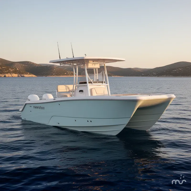 Slide: The Image of Twin Vee 240 Center Console STX 2026 - 2