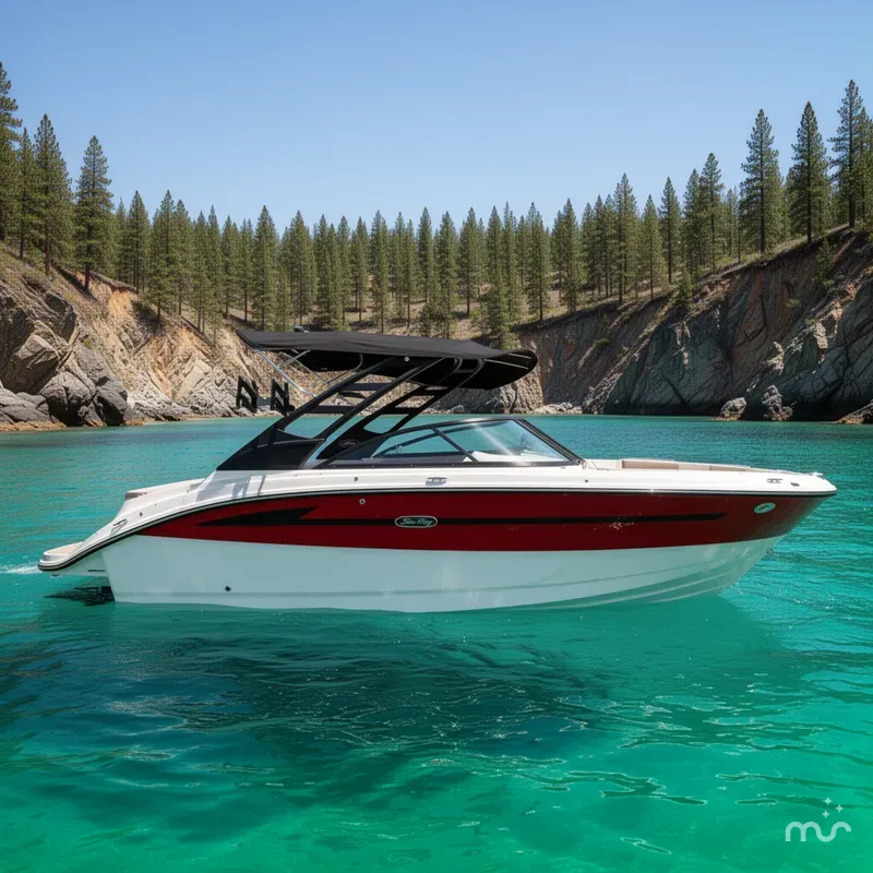Slide: The Image of Sea Ray SDX 230 Surf 2026 - 2