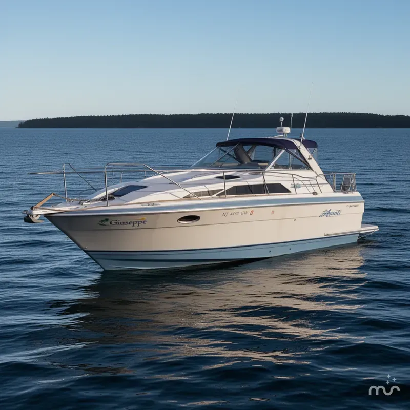 Slide: The Image of Bayliner 3450 Avanti 1988 - 0
