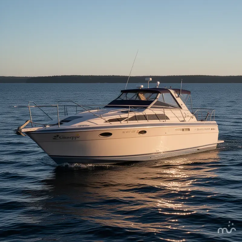Slide: The Image of Bayliner 3450 Avanti 1988 - 2