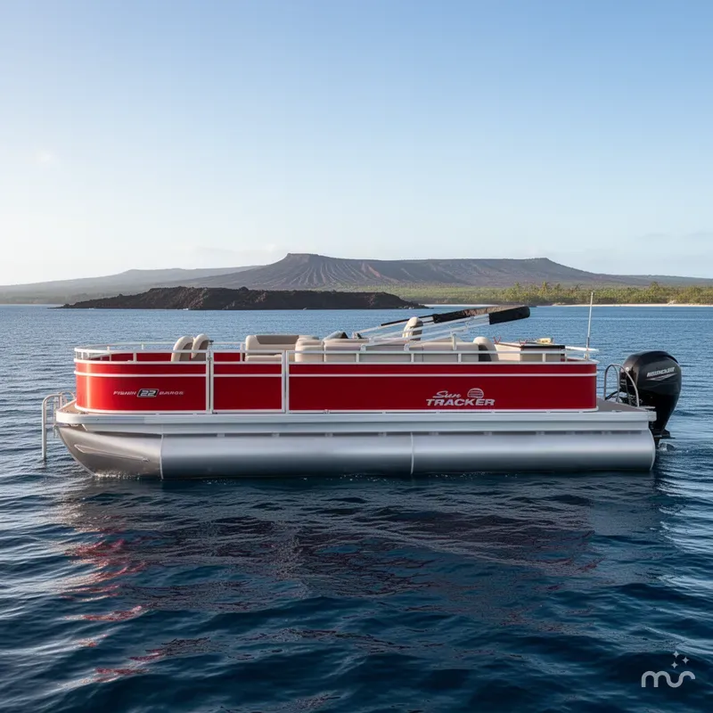 Slide: The Image of Sun Tracker Fishin' Barge 22 DLX 2026 - 2