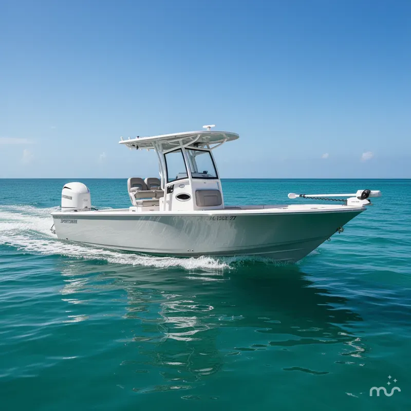 Slide: The Image of Sportsman Masters 267 Bay Boat 2021 - 2