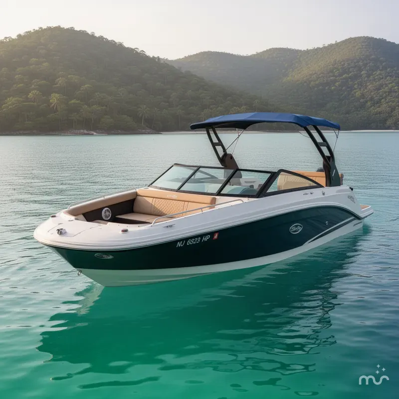 Slide: The Image of Sea Ray SDX 250 Outboard 2018 - 2