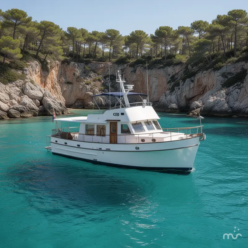 Slide: The Image of CHB Classic Trawler 41 1982 - 2