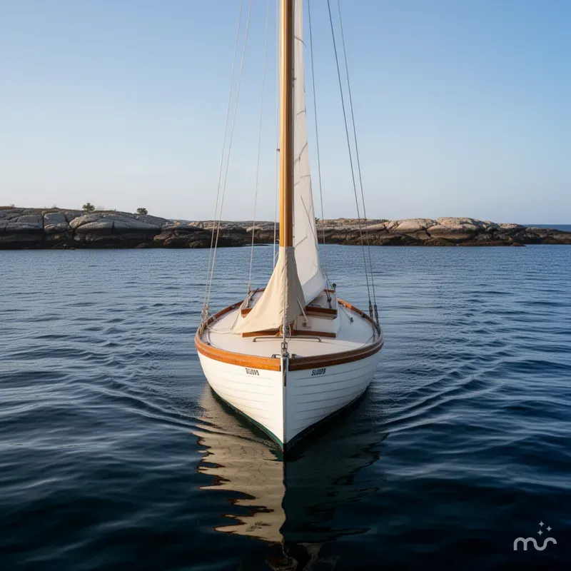 Slide: The Image of Buzzards Bay sloop 1980 - 1