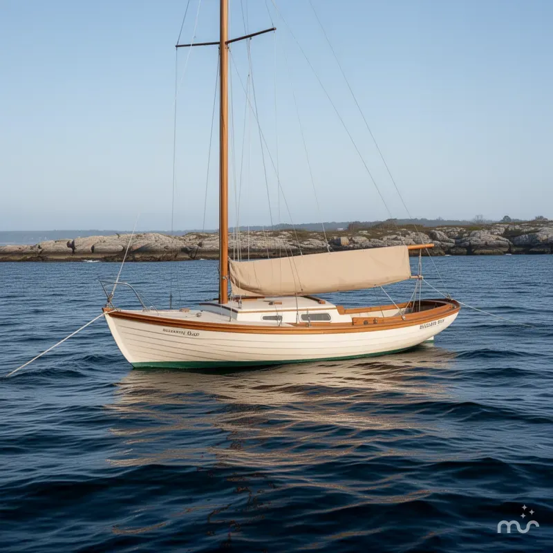 Slide: The Image of Buzzards Bay sloop 1980 - 2