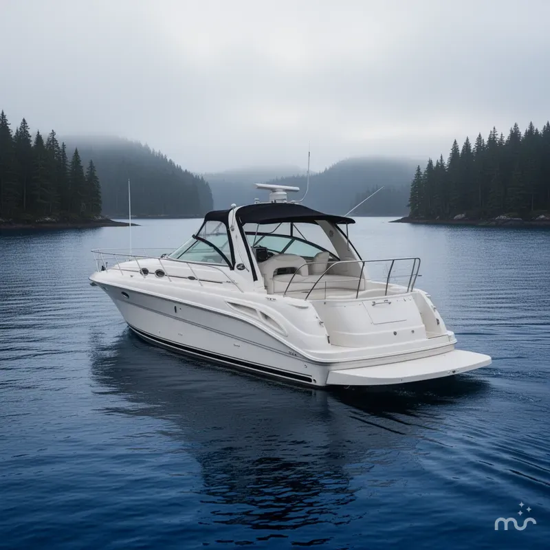Slide: The Image of Sea Ray 410 Sundancer 2002 - 3