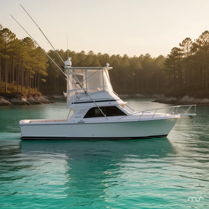 Slide: The Image of Blackfin 33 Flybridge 1996 - 2