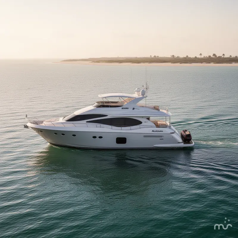 Slide: The Image of Lazzara Yachts 84 Open Bridge 2008 - 2